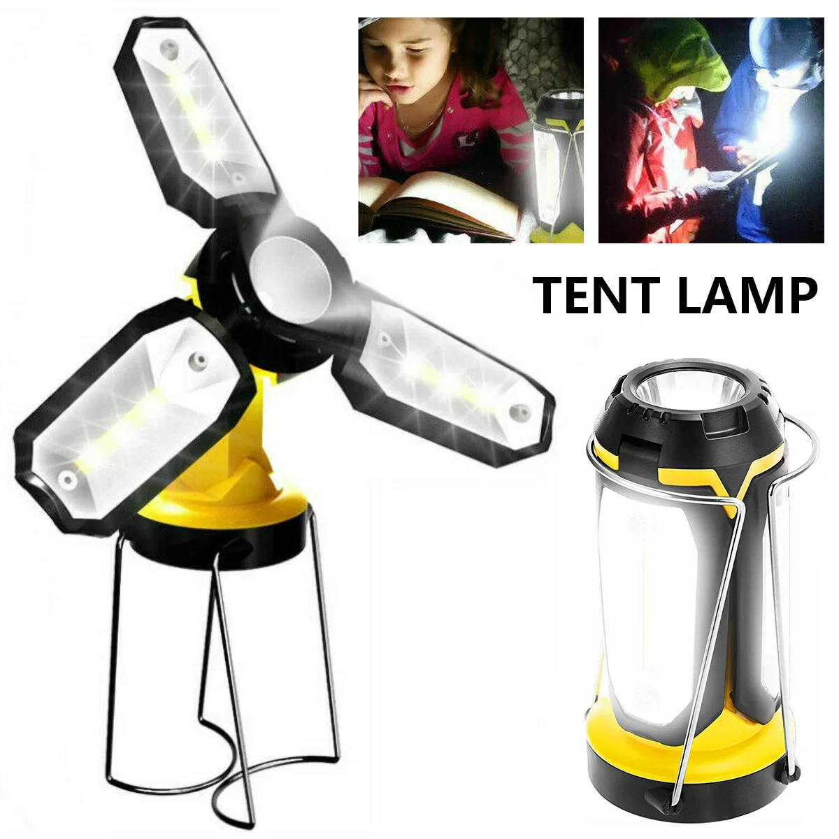 LED COB Work Light with 6 Brightness Level Rechargeable Tent Lamp Camping Lantern Foldable Dimmable Battery Portable Flashlight
LED COB Work Light with 6 Brightness Level Rechargeable Tent Lamp Camping Lantern Foldable Dimmable Battery Portable Flashlight