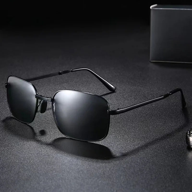 New Men's Polarized Folding Sunglasses Men's Photochromism Metal Sun Glasses Outdoor Driving Square Eyewear UV400 Gafas De Sol
New Men's Polarized Folding Sunglasses Men's Photochromism Metal Sun Glasses Outdoor Driving Square Eyewear UV400 Gafas De Sol