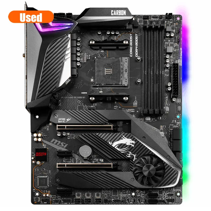 Материнская плата MSI MPG X570 GAMING PRO CARBON WIFI с AMD X570 Am4 ddr4 ryz en 5 3600 5600x процессоры PCI-E 4,0
Материнская плата MSI MPG X570 GAMING PRO CARBON WIFI с AMD X570 Am4 ddr4 ryz en 5 3600 5600x процессоры PCI-E 4,0