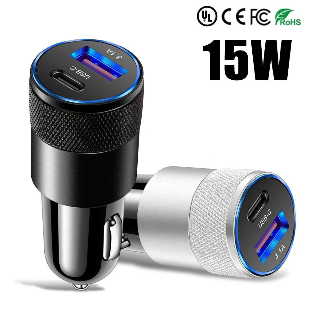 15W USB Car Charger PD Type C Fast Charging Car Phone Adapter For IPhone 14 13 12 Pro Xiaomi Samsung QC3.0 Charger
15W USB Car Charger PD Type C Fast Charging Car Phone Adapter For IPhone 14 13 12 Pro Xiaomi Samsung QC3.0 Charger