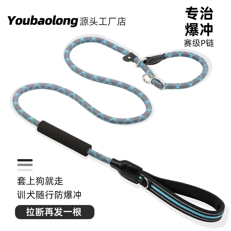 Dog Training Leash Slip Pet Dog Nylon Rope Lead Strap Adjustable Traction Collar For S\M\L\XL 
Dog Training Leash Slip Pet Dog Nylon Rope Lead Strap Adjustable Traction Collar For S\M\L\XL