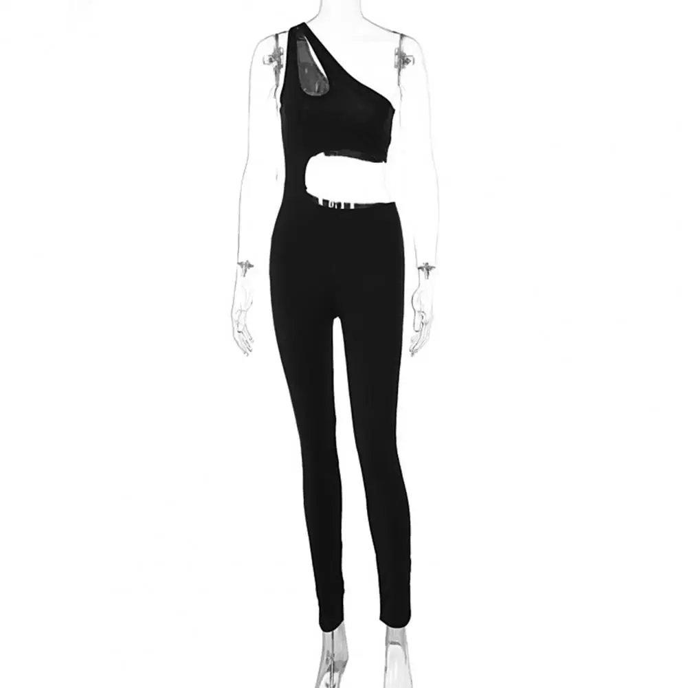 One-piece Trendy Skew Collar Sleeveless Lady Skinny Gym Jumpsuit Quick Drying Women Jumpsuit Hollow Female Clothing
One-piece Trendy Skew Collar Sleeveless Lady Skinny Gym Jumpsuit Quick Drying Women Jumpsuit Hollow Female Clothing