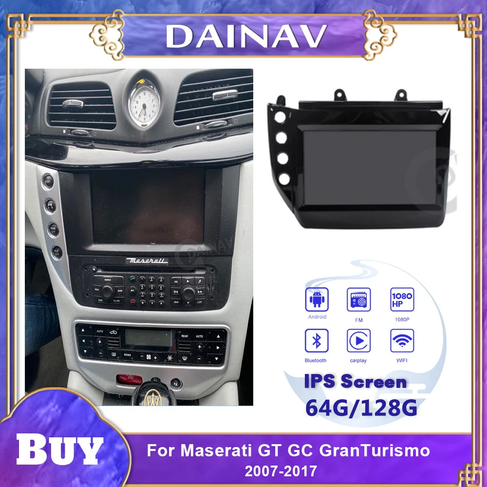 Автомобильный радиоприемник на Android с GPS-навигацией для Maserati GT GC granтуризм 2007 2008 2009-2017, стерео, DVD, мультимедийный плеер, Авторадио
Автомобильный радиоприемник на Android с GPS-навигацией для Maserati GT GC granтуризм 2007 2008 2009-2017, стерео, DVD, мультимедийный плеер, Авторадио