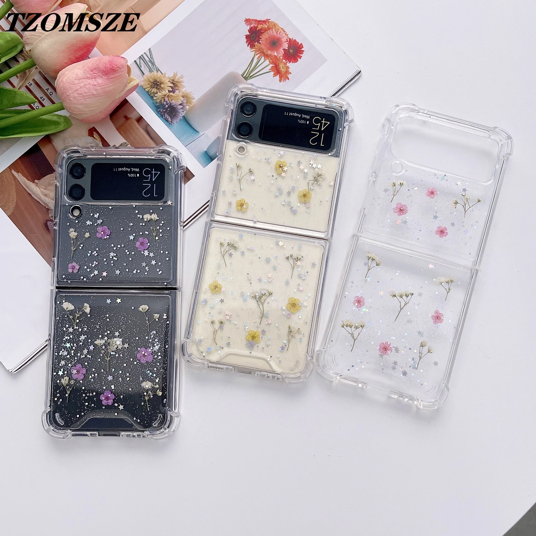 Cute Flowers Phone Case For Samsung Galaxy Z Flip 4 3 Cartoon Floral Cover Korean Slim Clear Hard PC Case For Galaxy Z Flip 2 1
Cute Flowers Phone Case For Samsung Galaxy Z Flip 4 3 Cartoon Floral Cover Korean Slim Clear Hard PC Case For Galaxy Z Flip 2 1