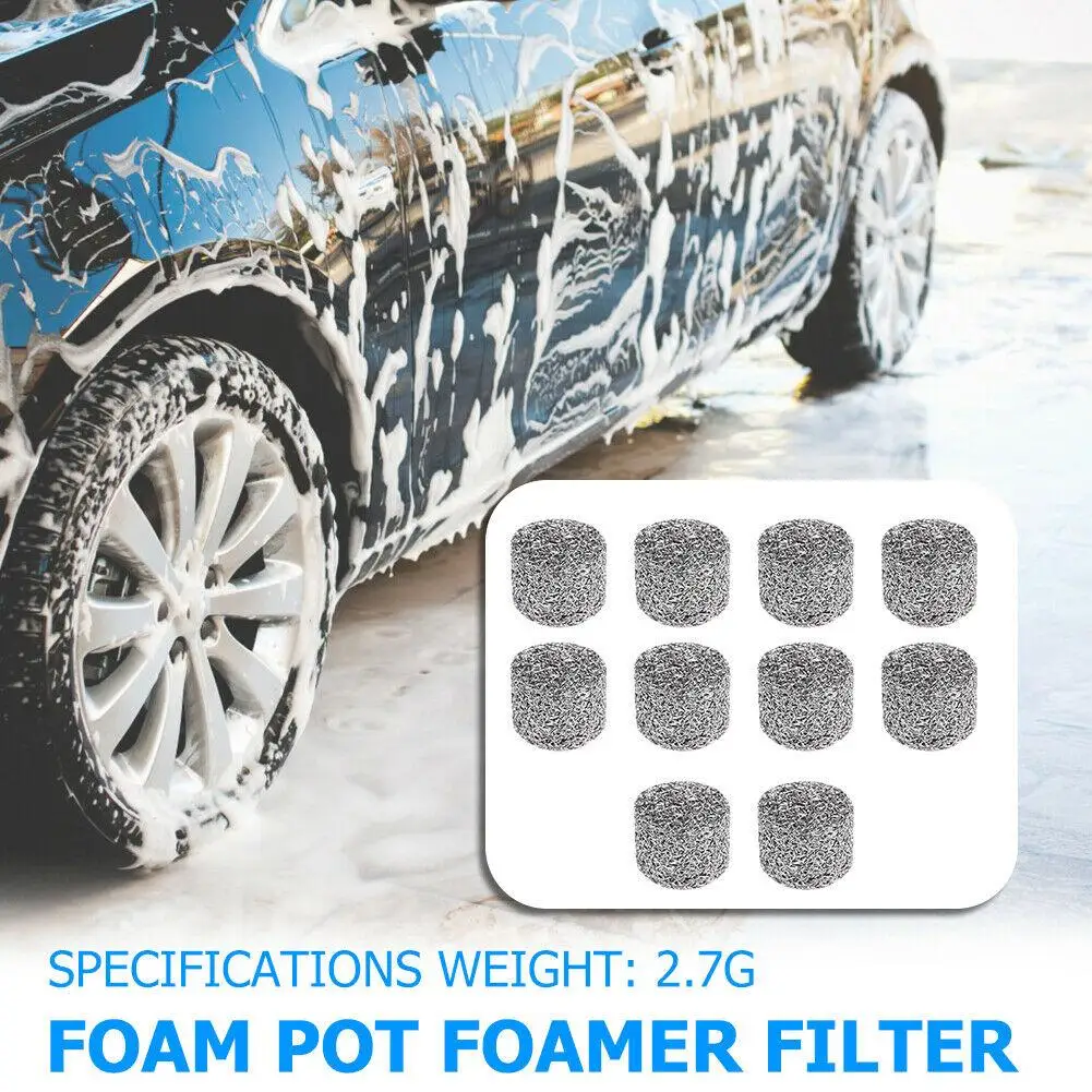 Stainless Steel Foam Lance Filters 10 Pcs Foam Lance Mesh Filters Foam Lance Mesh Replacement Gauze Filter High Quality
Stainless Steel Foam Lance Filters 10 Pcs Foam Lance Mesh Filters Foam Lance Mesh Replacement Gauze Filter High Quality