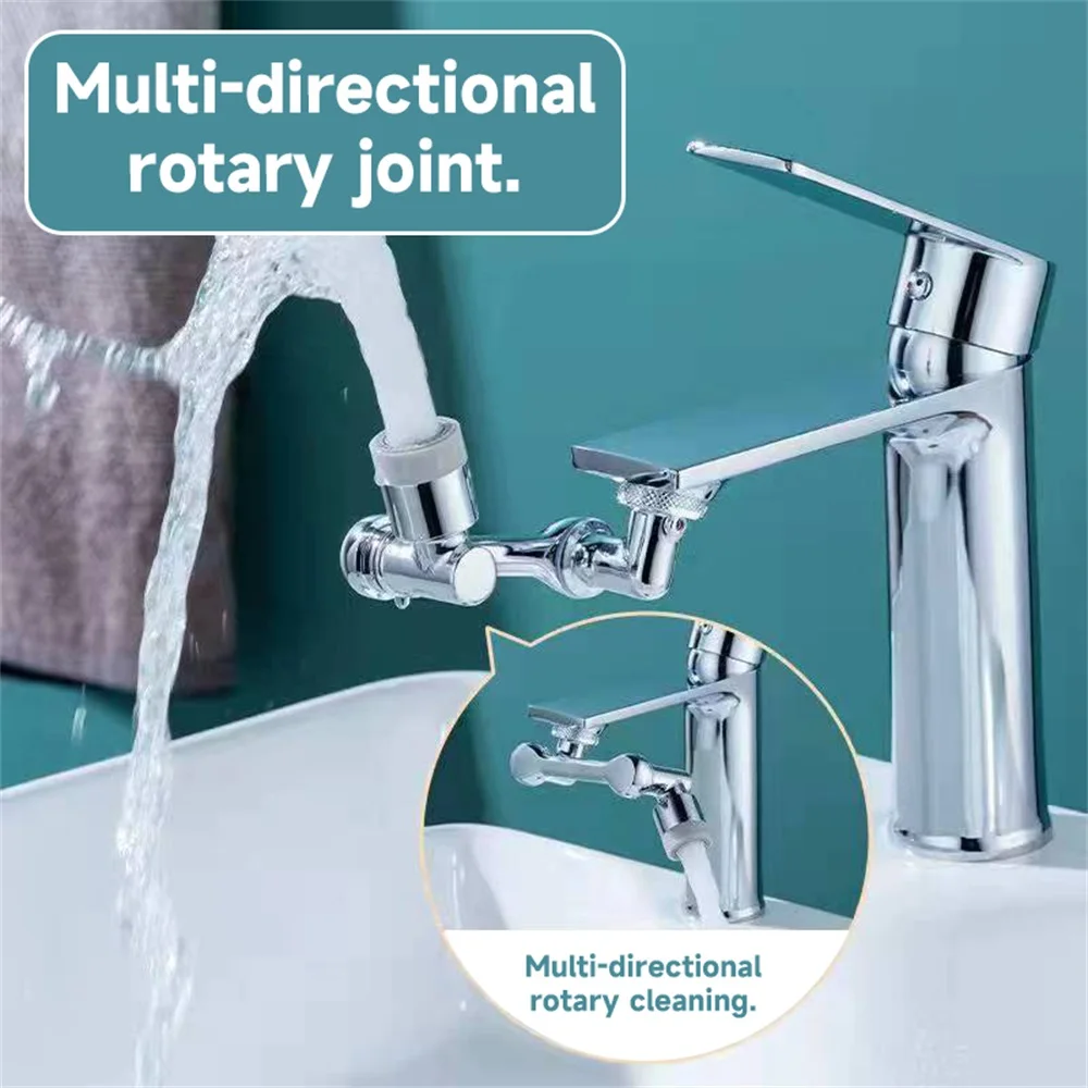 New Universal 1080° Rotation Faucet Aerator Splash Filter Kitchen Tap Extend Water Nozzle Faucet Adaptor Faucets Bubbler
New Universal 1080° Rotation Faucet Aerator Splash Filter Kitchen Tap Extend Water Nozzle Faucet Adaptor Faucets Bubbler