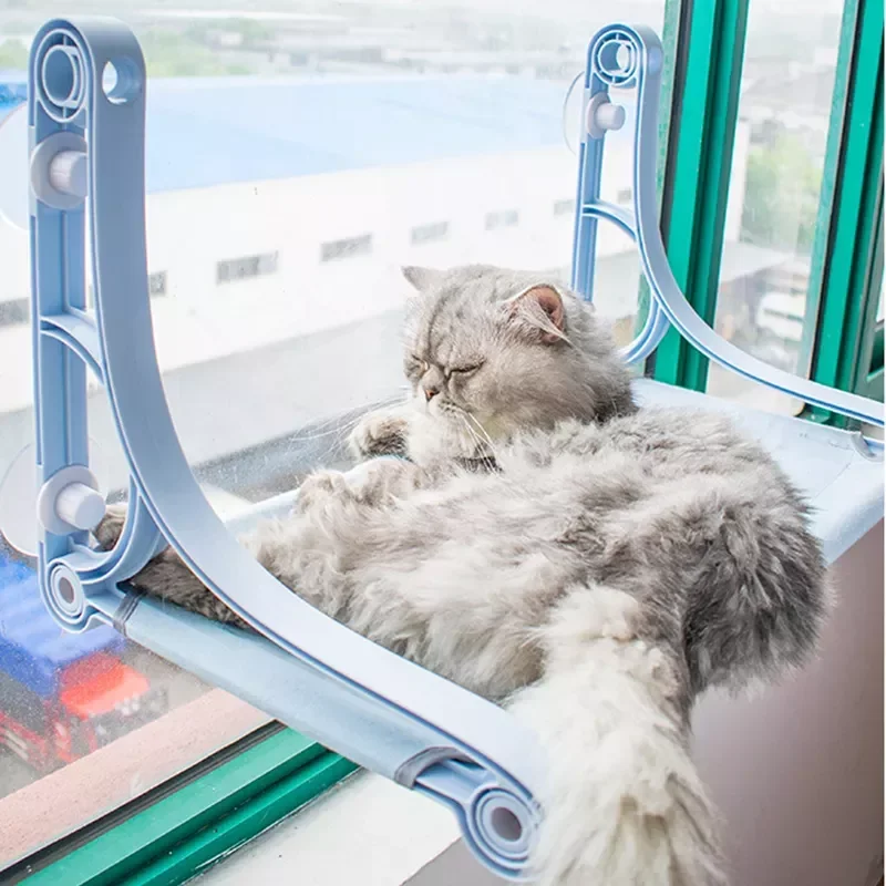 

Cat Hammock Window Bearing 22kg Cat Sunny Seat Pet Waterproof Fabric Fashion Cat Bed Cat Climbing Sleeping Mattress Single Layer