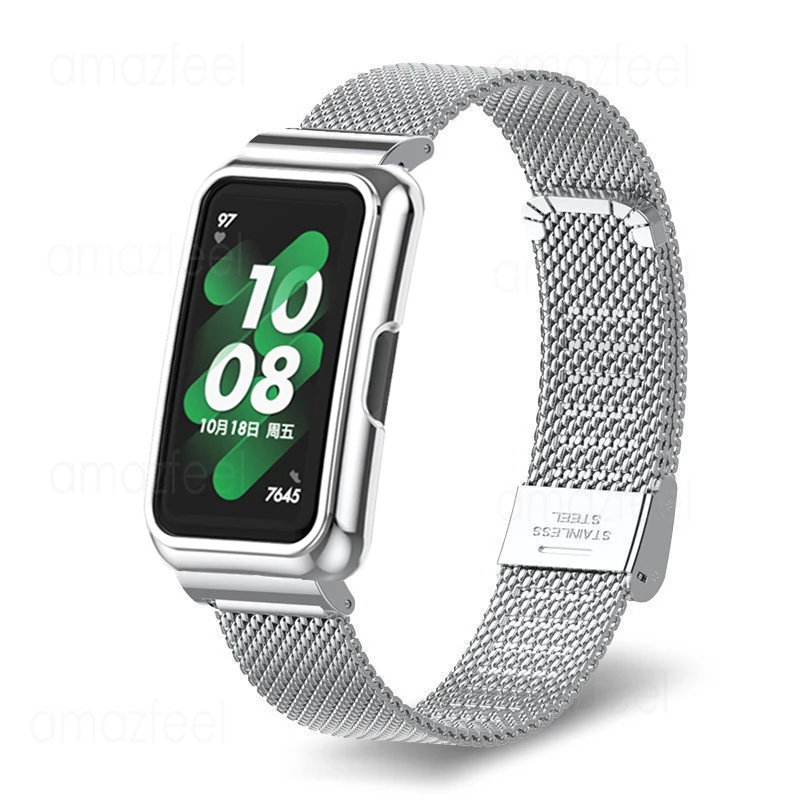 Metal Strap Case Protector For Huawei Band 7 6 Pro Smart Band Stainless Steel Bracelet For Honor Band 7 Protective Cover Bumper
Metal Strap Case Protector For Huawei Band 7 6 Pro Smart Band Stainless Steel Bracelet For Honor Band 7 Protective Cover Bumper