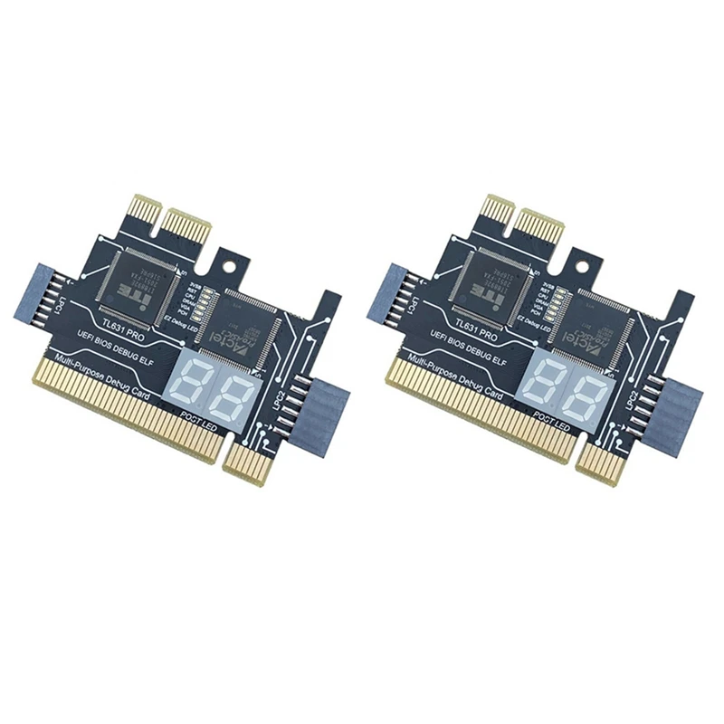 2X TL631 Pro Многофункциональный настольный ноутбук LPC-DEBUG Открытка PCI PCI-E Mini
