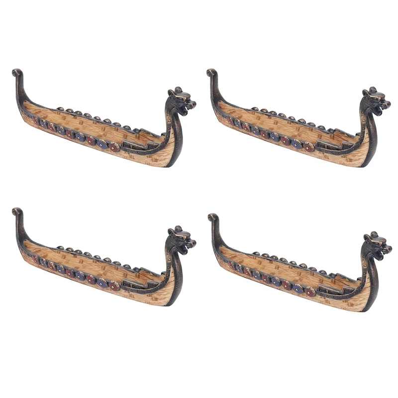 4X Dragon Boat Incense Stick Holder Burner Hand Carved Carving Censer Ornaments Retro Incense Burners Traditional Design
4X Dragon Boat Incense Stick Holder Burner Hand Carved Carving Censer Ornaments Retro Incense Burners Traditional Design