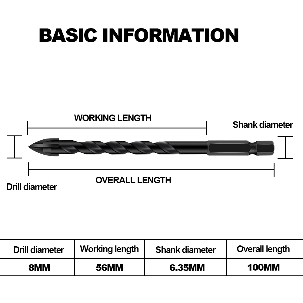 1 шт., 3-12 мм, четырехзубное пилообразное сверло, пилообразные сверла, инструменты для сверления стеклянной плитки, бетона, металла, специальные электрические сверла, сверла
1 шт., 3-12 мм, четырехзубное пилообразное сверло, пилообразные сверла, инструменты для сверления стеклянной плитки, бетона, металла, специальные электрические сверла, сверла