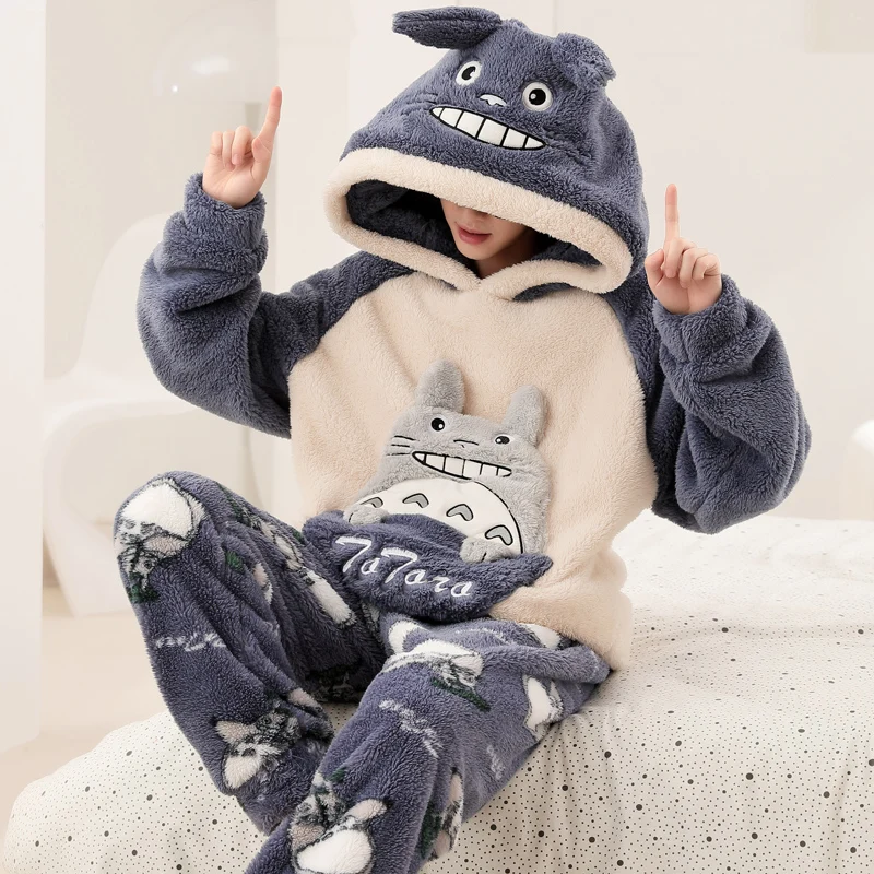 Пижама фланелевые плюшевые толстые наборы бархатная одежда для сна кораллового цвета Милая домашняя флисовая Мужская зимняя Пижама костюм...
Пижама фланелевые плюшевые толстые наборы бархатная одежда для сна кораллового цвета Милая домашняя флисовая Мужская зимняя Пижама костюм...