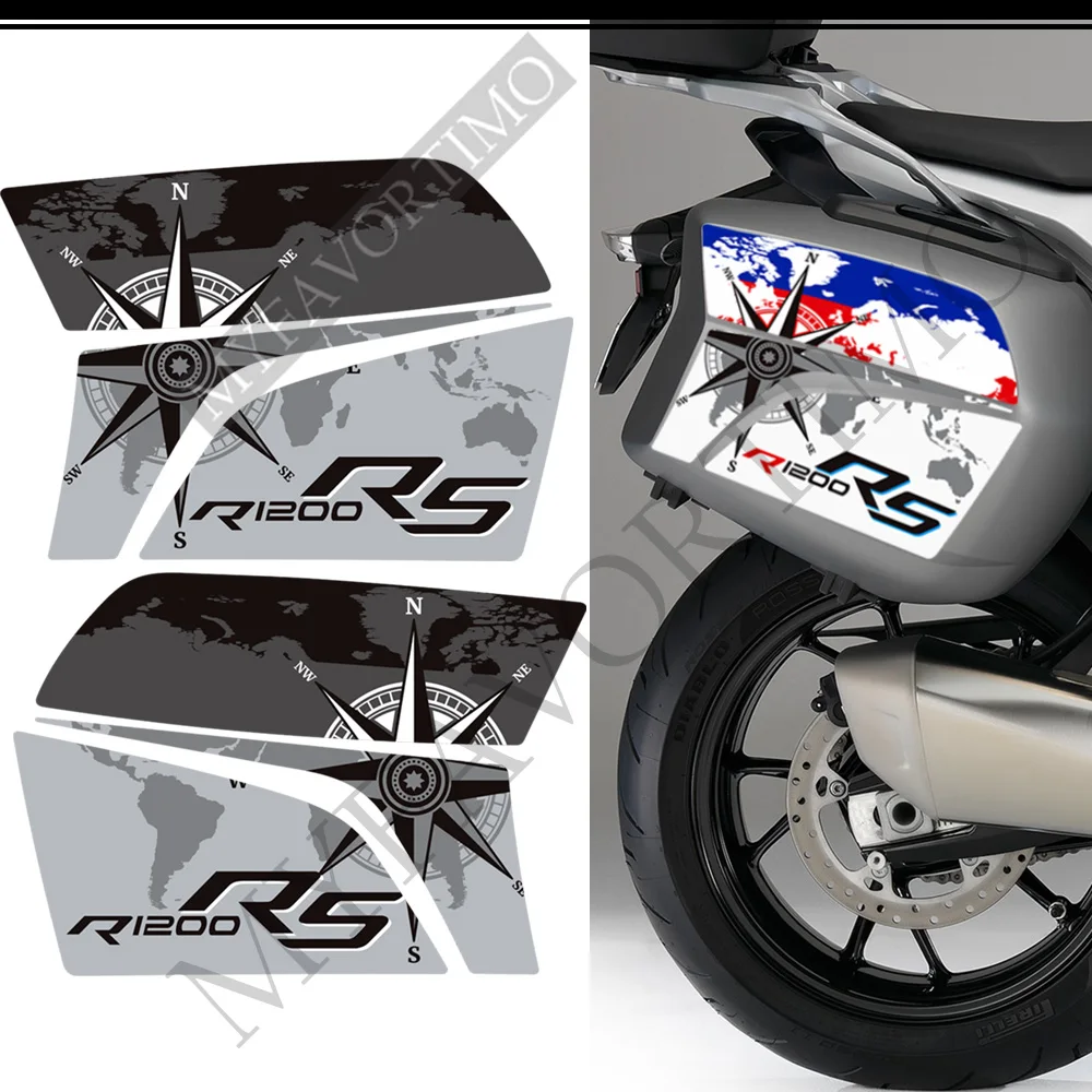 

NEW Emblem Logo 2015+ For BMW R1200RS R 1200 RS R1200 Trunk Luggage Stickers Decals Panniers Cases