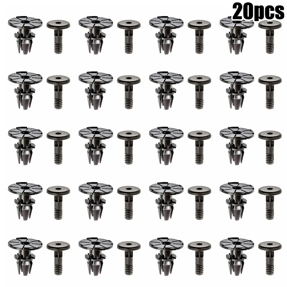 20pcs Car Moulding Clip Door Side Sill Skirt Spacer Cover Nylon Black Pin Screw For BMW 5 & 6 Series Fastener Clips Durable
20pcs Car Moulding Clip Door Side Sill Skirt Spacer Cover Nylon Black Pin Screw For BMW 5 & 6 Series Fastener Clips Durable