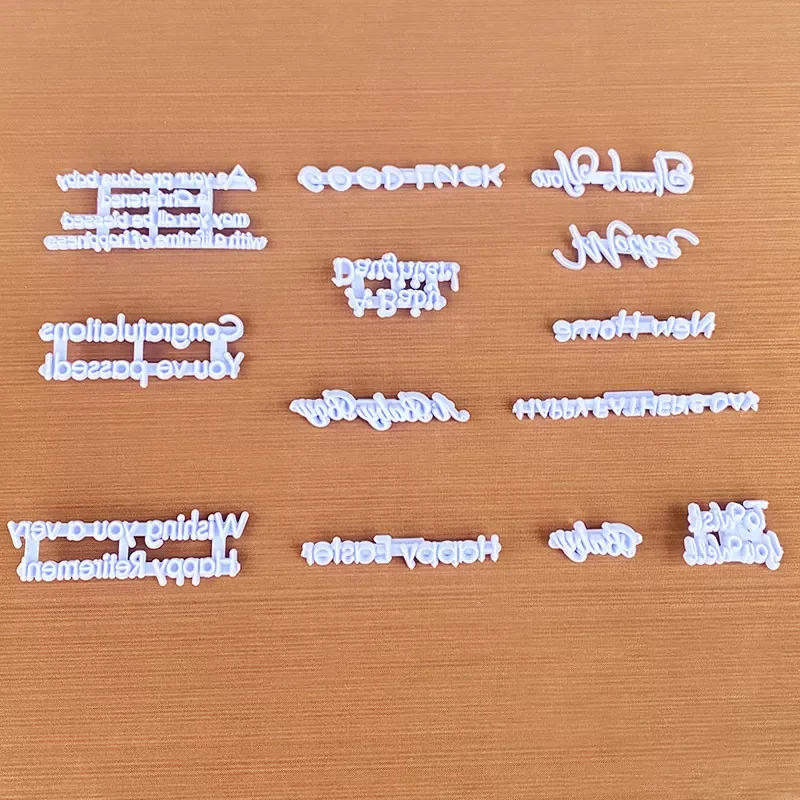 NEW2022 Biscuits Baking Alphabet Mold Greetings Phrase Letter Cake Molds Fondant Cake Embossing Cookie Mould Biscuits Stamp Baki
NEW2022 Biscuits Baking Alphabet Mold Greetings Phrase Letter Cake Molds Fondant Cake Embossing Cookie Mould Biscuits Stamp Baki