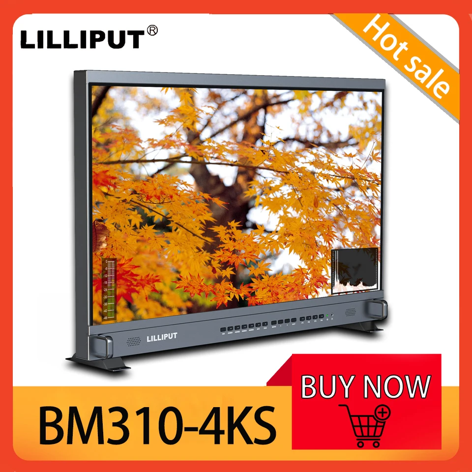 LILIPUT BM310-4KS широковещательный монитор 31 5 "Full 4K/Full HD видеокамера и DSLR