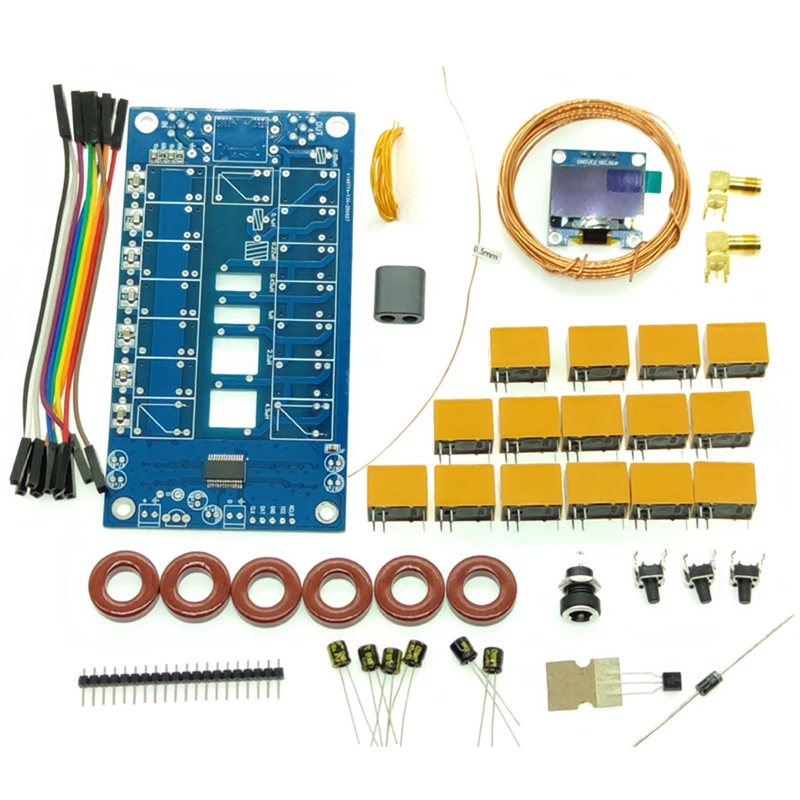 ATU-100 DIY комплекты 1,8-50 МГц ATU-100Mini автоматический антенный тюнер N7DDC 7X7 + OLED, программирование/SMD
ATU-100 DIY комплекты 1,8-50 МГц ATU-100Mini автоматический антенный тюнер N7DDC 7X7 + OLED, программирование/SMD
