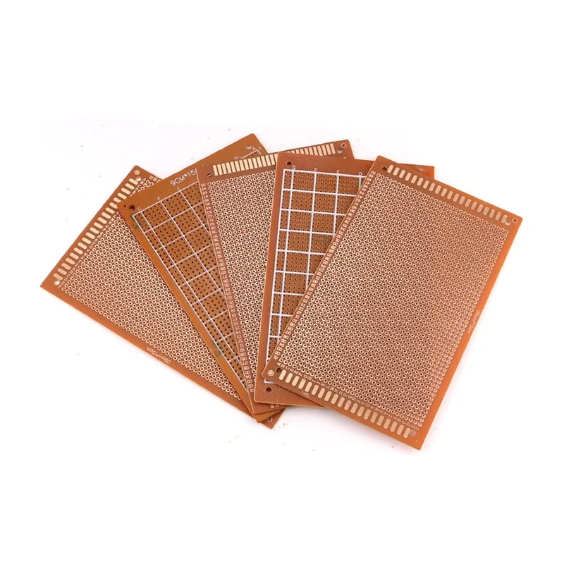 9cm*15cmcm Single Side Prototype PCB Breadboard Universal Board Experimental Bakelite Copper Plate Circuirt Board Yellow
9cm*15cmcm Single Side Prototype PCB Breadboard Universal Board Experimental Bakelite Copper Plate Circuirt Board Yellow