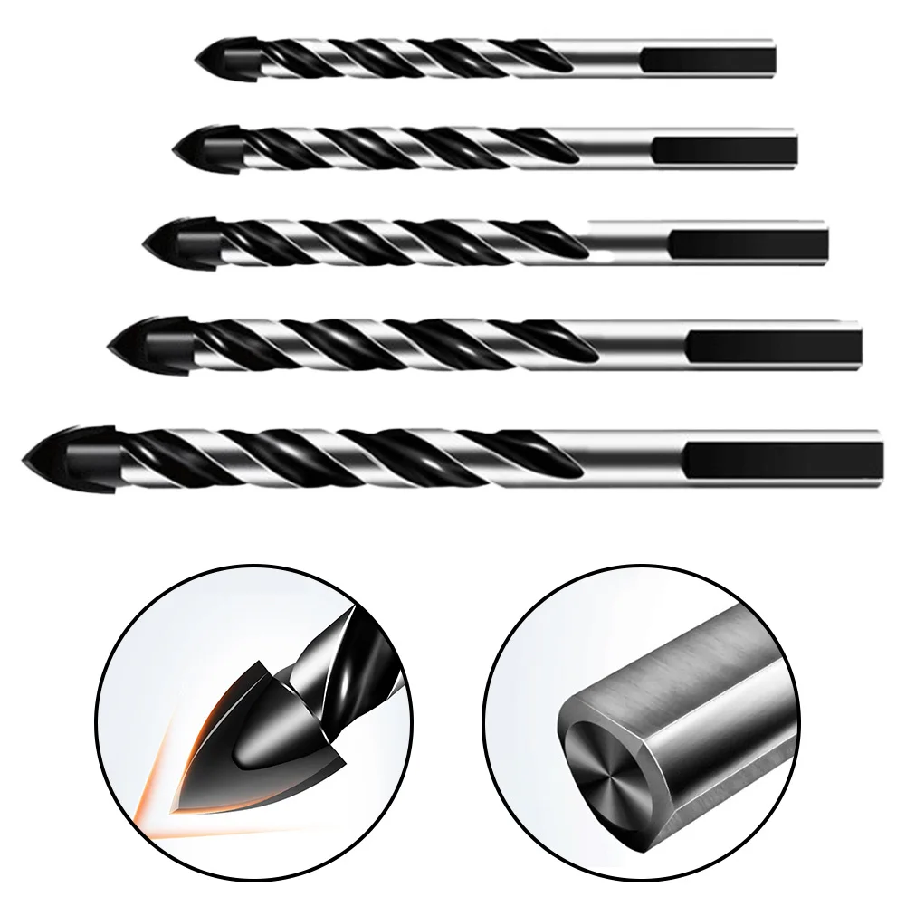 5pcs 5/6/8/10/12mm Triangular Tungsten Cemented Carbide Drill Bits For Porcelain Concrete Glass Wood Drilling Holes
5pcs 5/6/8/10/12mm Triangular Tungsten Cemented Carbide Drill Bits For Porcelain Concrete Glass Wood Drilling Holes