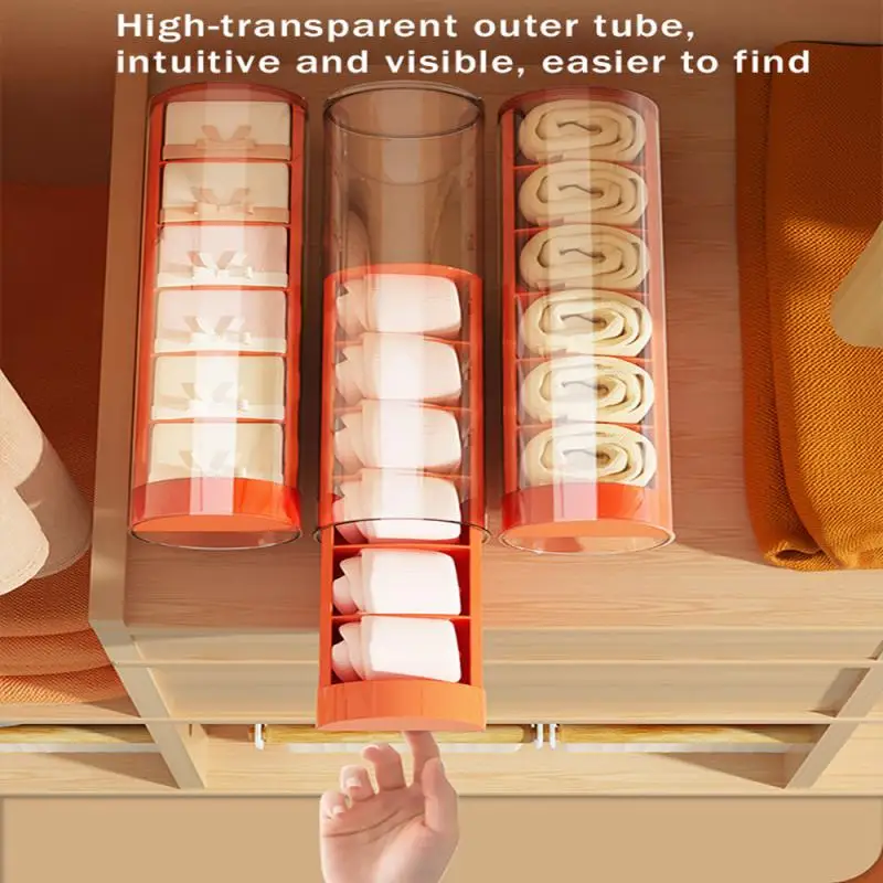 Cylindrical Socks Storage Box Panties And Socks Portable Dustproof Underwear Storage Drawer Underwear Bra Organizer Storage Box
Cylindrical Socks Storage Box Panties And Socks Portable Dustproof Underwear Storage Drawer Underwear Bra Organizer Storage Box
