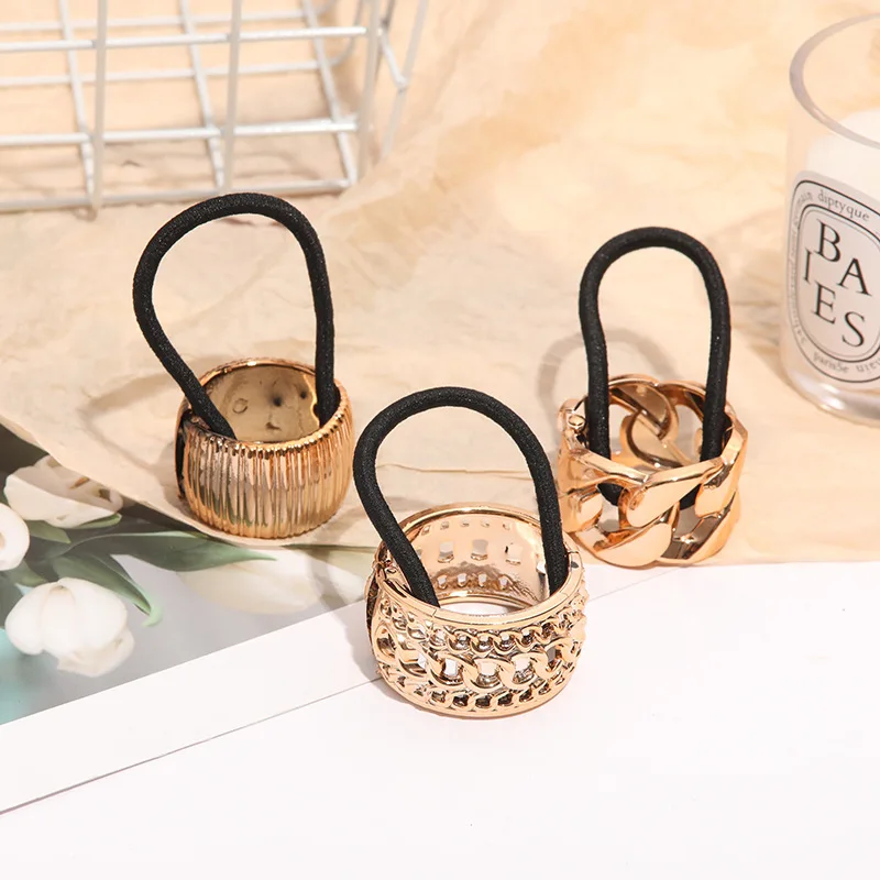 3pcs/set European Style Ponytail Button Buckle Cuffs Rose Gold Imitation Metal Horsetail buckle Hair Tie Punk
3pcs/set European Style Ponytail Button Buckle Cuffs Rose Gold Imitation Metal Horsetail buckle Hair Tie Punk