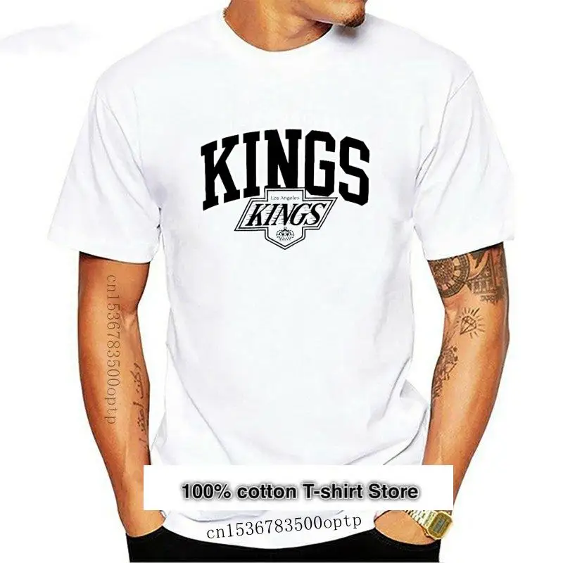 

Camisa de LA Kings tradicional, camisa con arco del equipo, color gris, Mitchell & Ness, nueva