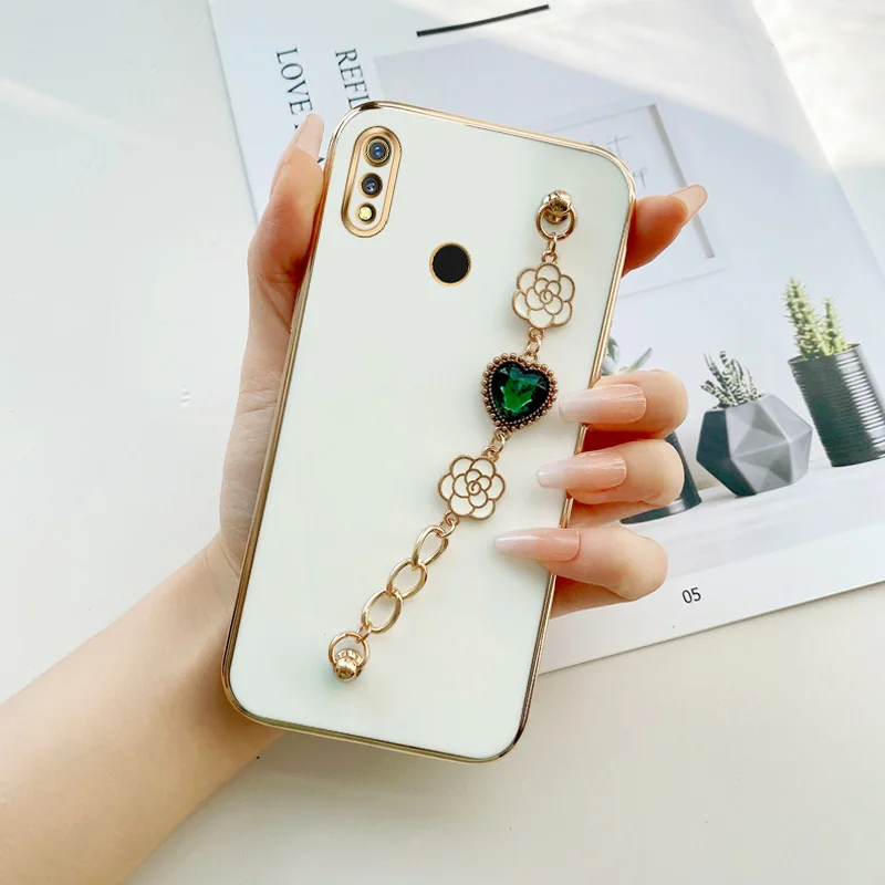 Green Love Heart Chain Bracelet Case for Realme 3 3i 5 5i 6S 6i 6 7 Pro Narzo 20 Pro V5 Q X Lite OPPO K7x Flower Heart For Girls
Green Love Heart Chain Bracelet Case for Realme 3 3i 5 5i 6S 6i 6 7 Pro Narzo 20 Pro V5 Q X Lite OPPO K7x Flower Heart For Girls