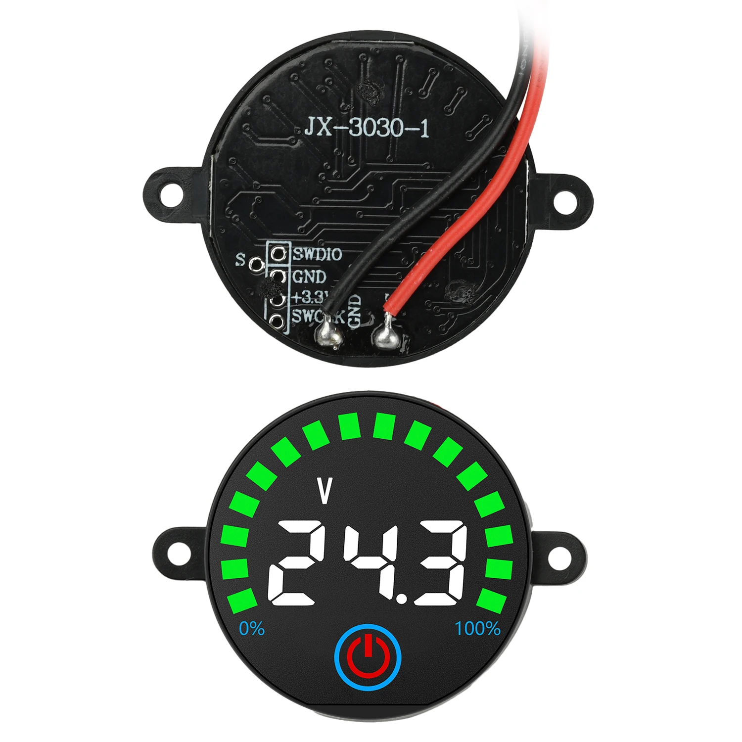 Цифровой вольтметр для аккумуляторов Battery Tester
Цифровой вольтметр для аккумуляторов Battery Tester