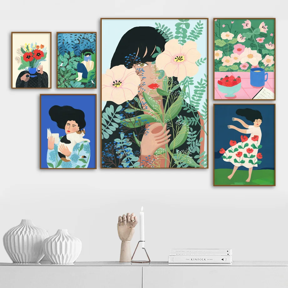 Abstract Fashion Moroccan Girl Leaf Flower Wall Art Canvas Painting Nordic Posters And Prints Wall Picture For Living Room Decor
Abstract Fashion Moroccan Girl Leaf Flower Wall Art Canvas Painting Nordic Posters And Prints Wall Picture For Living Room Decor
