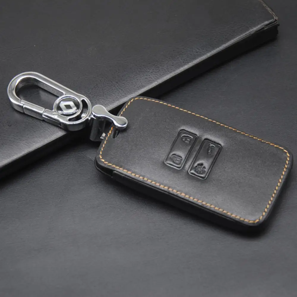 Genuine Leather Car Key Cover Case Remote Control Bag Holder for Renault Kadjar
Genuine Leather Car Key Cover Case Remote Control Bag Holder for Renault Kadjar