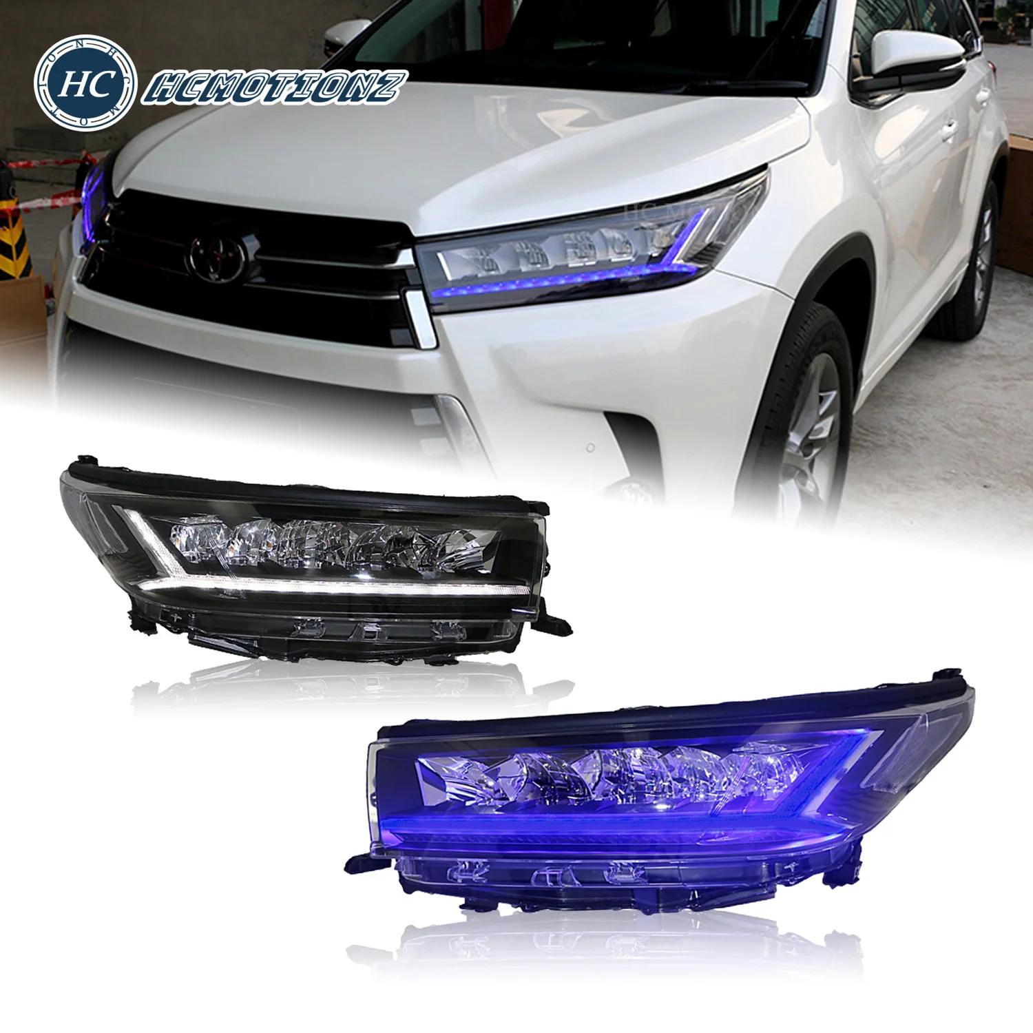 HCmotion LED Headlights 2018 2019 2020 for Toyota Highlander SE XLE LE DRL Car Styling Front Lamps Assembly Accessories Kluger
HCmotion LED Headlights 2018 2019 2020 for Toyota Highlander SE XLE LE DRL Car Styling Front Lamps Assembly Accessories Kluger