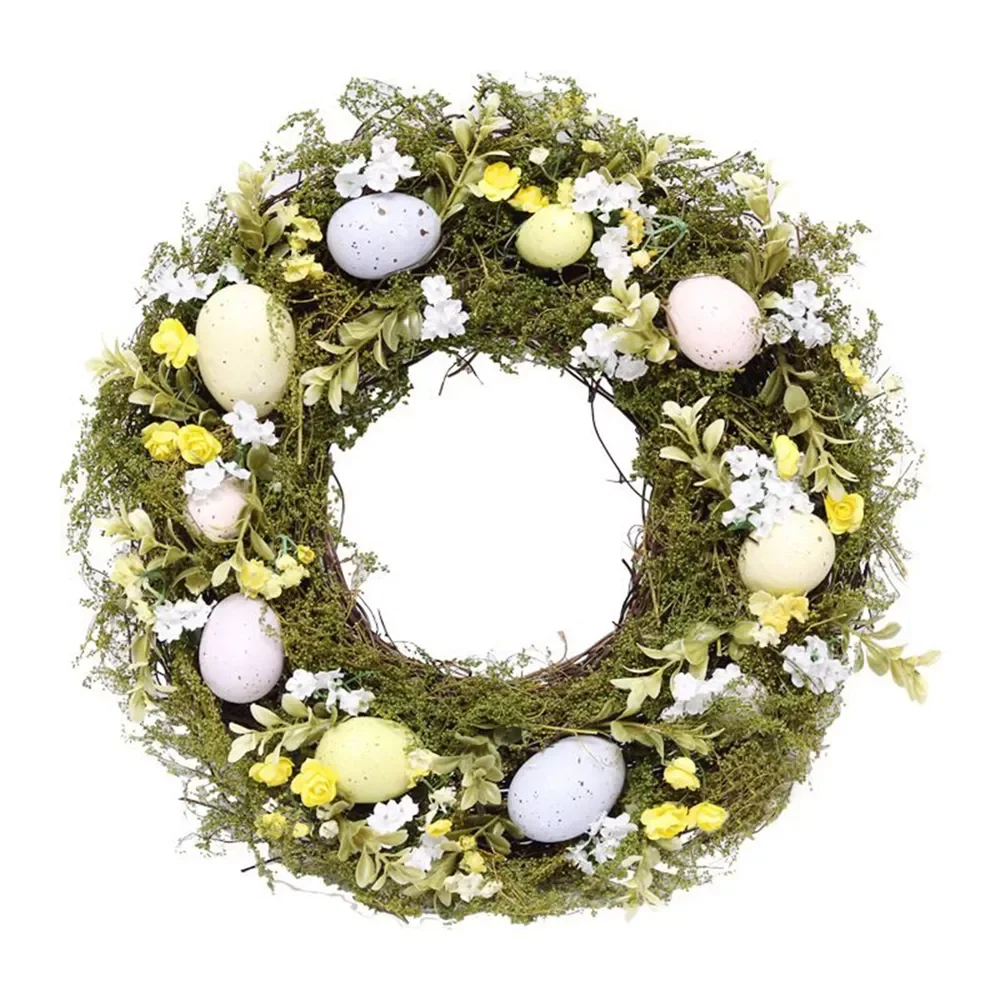 Easter Egg Wreath 36cm Front Door Wreath Artificial Garland For Wall Window Room Farmhouse Indoor Outdoor Hanging Decoration
Easter Egg Wreath 36cm Front Door Wreath Artificial Garland For Wall Window Room Farmhouse Indoor Outdoor Hanging Decoration