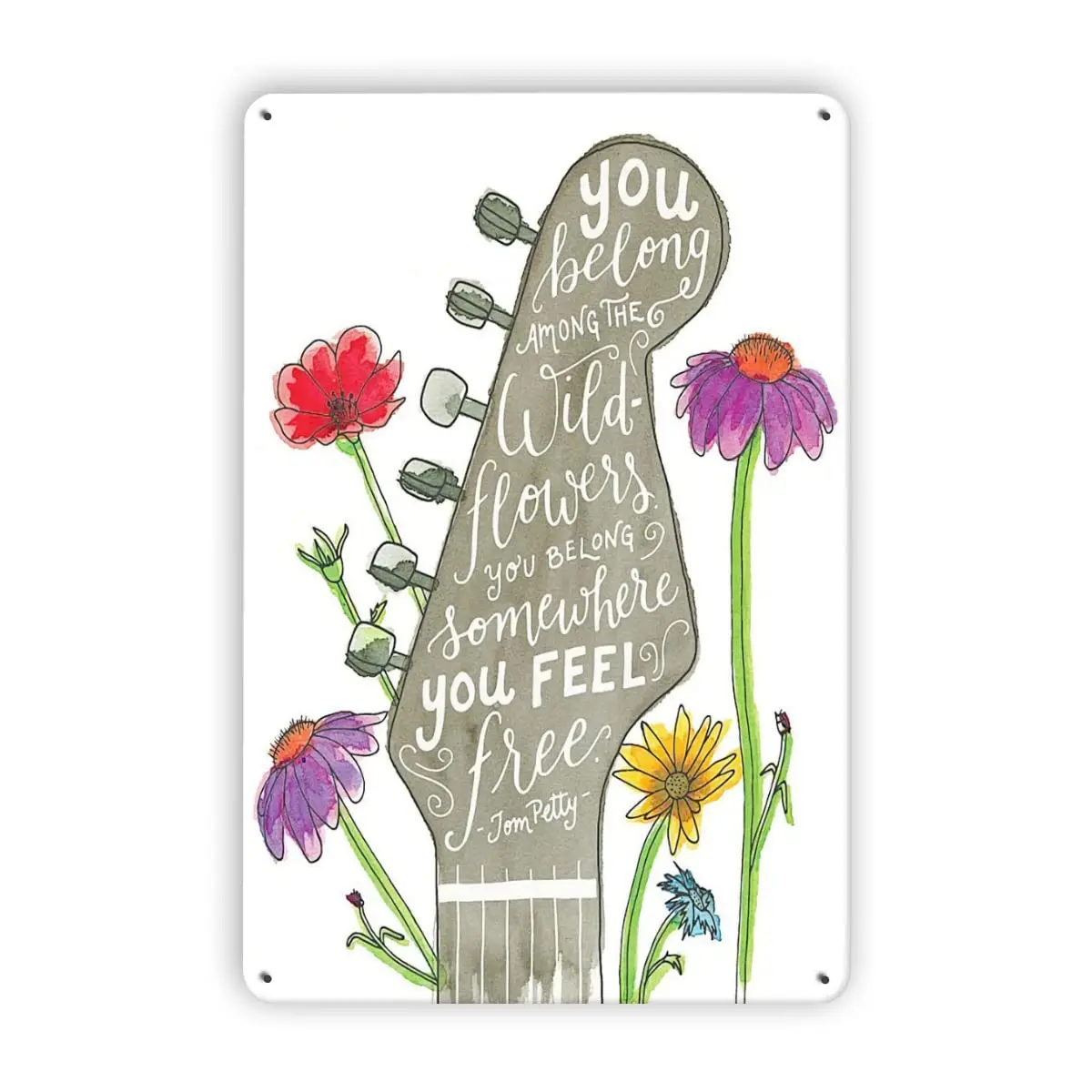 Metal Tin Signs Tom Petty Heartbreakers Guitar Wildflowers Rock Song Poster Framed Metal Sign For Home Coffee Wall Decor8x12 Inc 
Metal Tin Signs Tom Petty Heartbreakers Guitar Wildflowers Rock Song Poster Framed Metal Sign For Home Coffee Wall Decor8x12 Inc