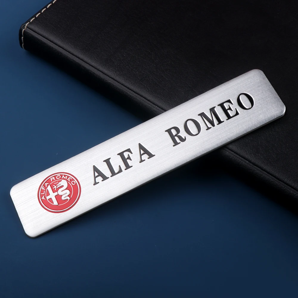 Aluminum Car Styling Auto Body Side Fender Trunk Decoration Stickers For Alfa Romeo Giulietta 159 Mito 147 Giulia Quadrifoglio
Aluminum Car Styling Auto Body Side Fender Trunk Decoration Stickers For Alfa Romeo Giulietta 159 Mito 147 Giulia Quadrifoglio