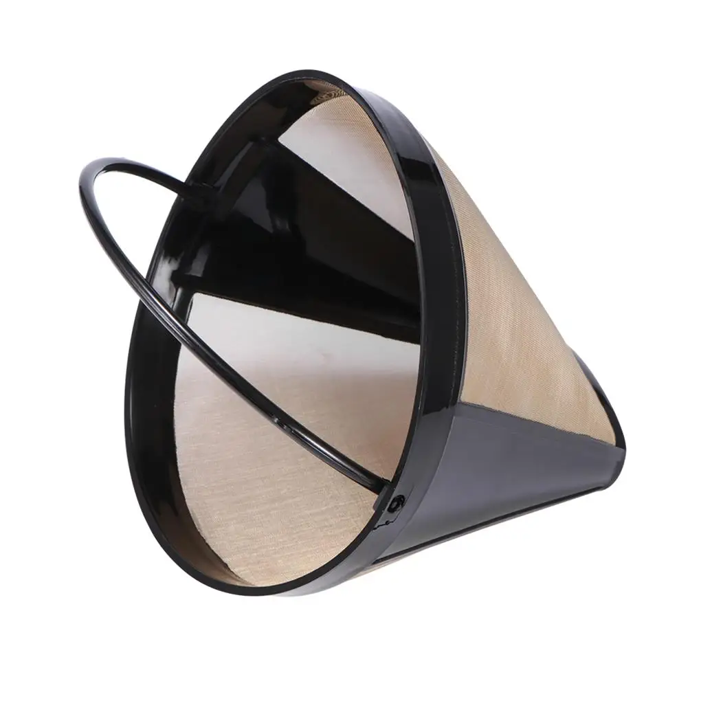 Cone-Style Coffee Filter Mesh Permanent Coffees Stainless Steel Filtering Basket Good Permeability Coffeeware Household
Cone-Style Coffee Filter Mesh Permanent Coffees Stainless Steel Filtering Basket Good Permeability Coffeeware Household