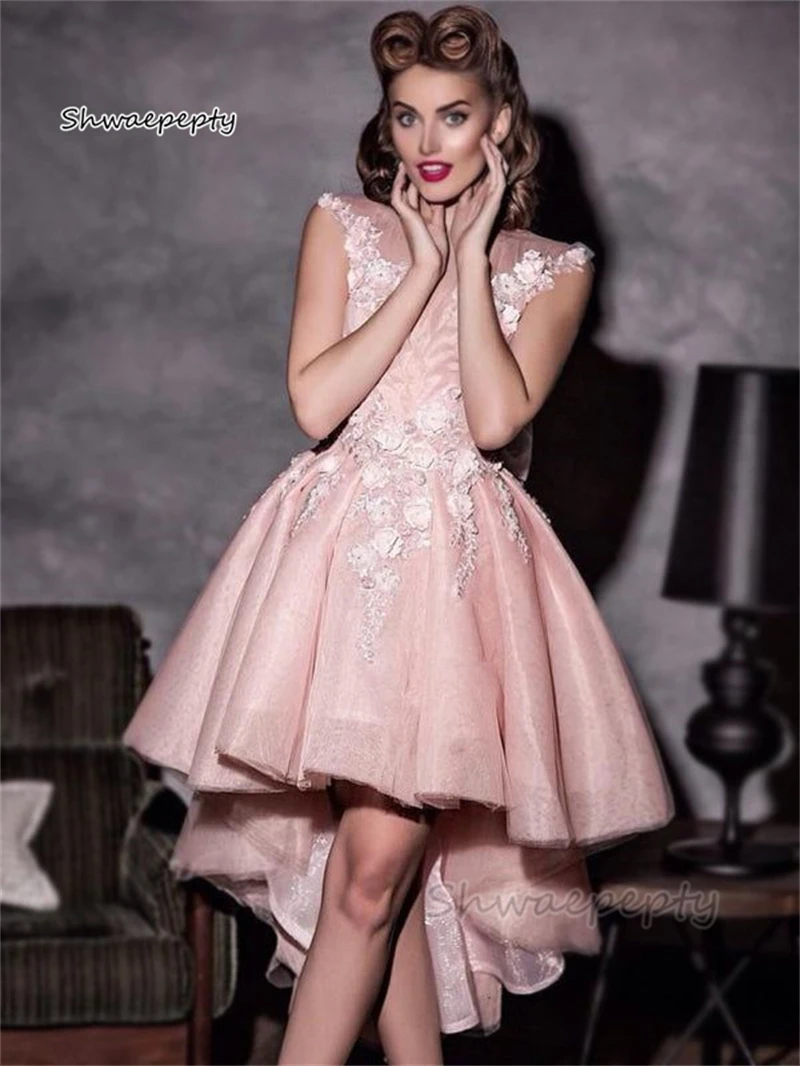 Pink Flowers High Low Prom Dresses A Line Short Front Pretty Wedding Party Gowns Girls Special Occasion Graduation Dress
Pink Flowers High Low Prom Dresses A Line Short Front Pretty Wedding Party Gowns Girls Special Occasion Graduation Dress