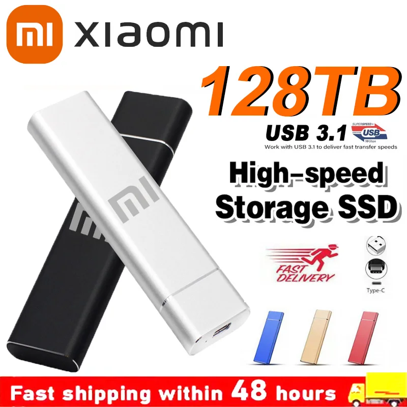 Xiaomi High-Speed 2TB 4TB 16TB SSD Portable External Solid State Hard Drive USB3.1 Interface Mobile Hard Drive for Laptop Mac
Xiaomi High-Speed 2TB 4TB 16TB SSD Portable External Solid State Hard Drive USB3.1 Interface Mobile Hard Drive for Laptop Mac