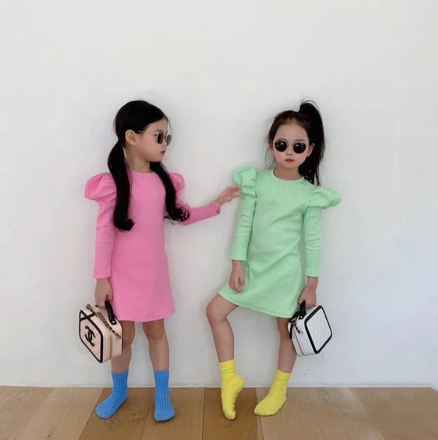 Dress Full Sleeve Knee Length Pullover A-line Solid Regular Cotton New Fashion Simple Sweet Spring Autumn Children Girls
Dress Full Sleeve Knee Length Pullover A-line Solid Regular Cotton New Fashion Simple Sweet Spring Autumn Children Girls