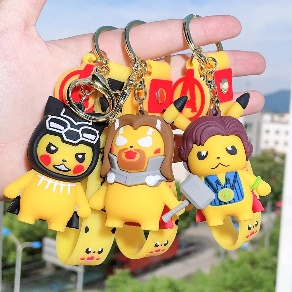 Anime Genuine Pokemon Action Figure Pikachu Keychain Pokémon Keychain Squirtle Psyduck Keychain Model Car Keychain For Boys Girl
Anime Genuine Pokemon Action Figure Pikachu Keychain Pokémon Keychain Squirtle Psyduck Keychain Model Car Keychain For Boys Girl