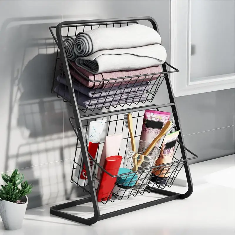2 Tier Fruit Basket Durable Fruits Vegetables Large Capacity Fruit Holder Detachable Basket Kitchen Bathroom Storage Organizer
2 Tier Fruit Basket Durable Fruits Vegetables Large Capacity Fruit Holder Detachable Basket Kitchen Bathroom Storage Organizer