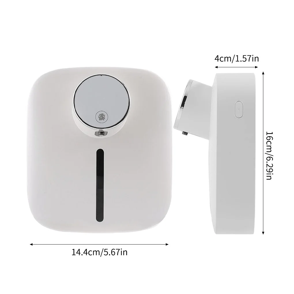RecabLeght USB Wall Mount Touchless Automatic Foam Soap Dispenser Rechargeable Sensor Bathroom Smart Washing Hand Machine Foamer
RecabLeght USB Wall Mount Touchless Automatic Foam Soap Dispenser Rechargeable Sensor Bathroom Smart Washing Hand Machine Foamer
