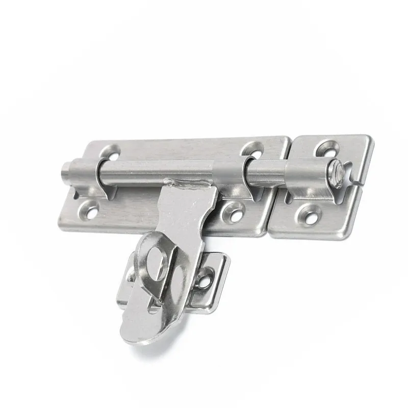 4 Inch Hardware Door Lock Stainless Steel Barrel Bolt Latch Padlock Clasp Set Brushed for Locking Door Window Drawer Cupboard
4 Inch Hardware Door Lock Stainless Steel Barrel Bolt Latch Padlock Clasp Set Brushed for Locking Door Window Drawer Cupboard