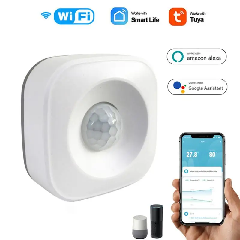 Tuya Wifi PIR Motion Sensor Human Body Automation Sensor Infrared Detector Tuya Smart Life Control Work With Google Home IFTTT
Tuya Wifi PIR Motion Sensor Human Body Automation Sensor Infrared Detector Tuya Smart Life Control Work With Google Home IFTTT