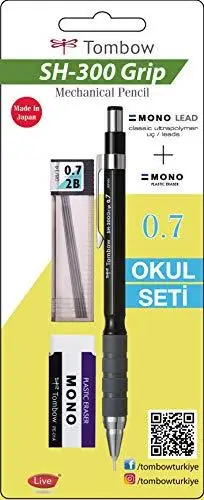 Бренд: Tombow Sh-300 ручка механический карандаш, 0, 7 мм, Школьный набор черный Категория: карандаши
Бренд: Tombow Sh-300 ручка механический карандаш, 0, 7 мм, Школьный набор черный Категория: карандаши