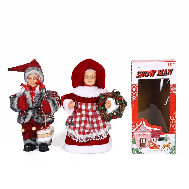 Electric Music Santa Granny Doll Toys Christmas Children Toys Gifts Xmas Swing Santa Granny Decorations Ornaments
Electric Music Santa Granny Doll Toys Christmas Children Toys Gifts Xmas Swing Santa Granny Decorations Ornaments