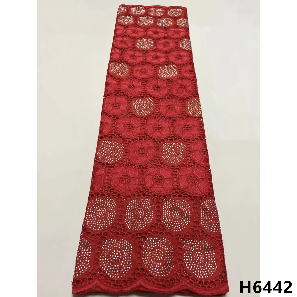 Red Swiss Lace Fabric Dubai High Quality Fabric Embroidered With Stones Nigerian Dry Lace Fabric 5 Yards For Women Dress HJ6442 
Red Swiss Lace Fabric Dubai High Quality Fabric Embroidered With Stones Nigerian Dry Lace Fabric 5 Yards For Women Dress HJ6442
