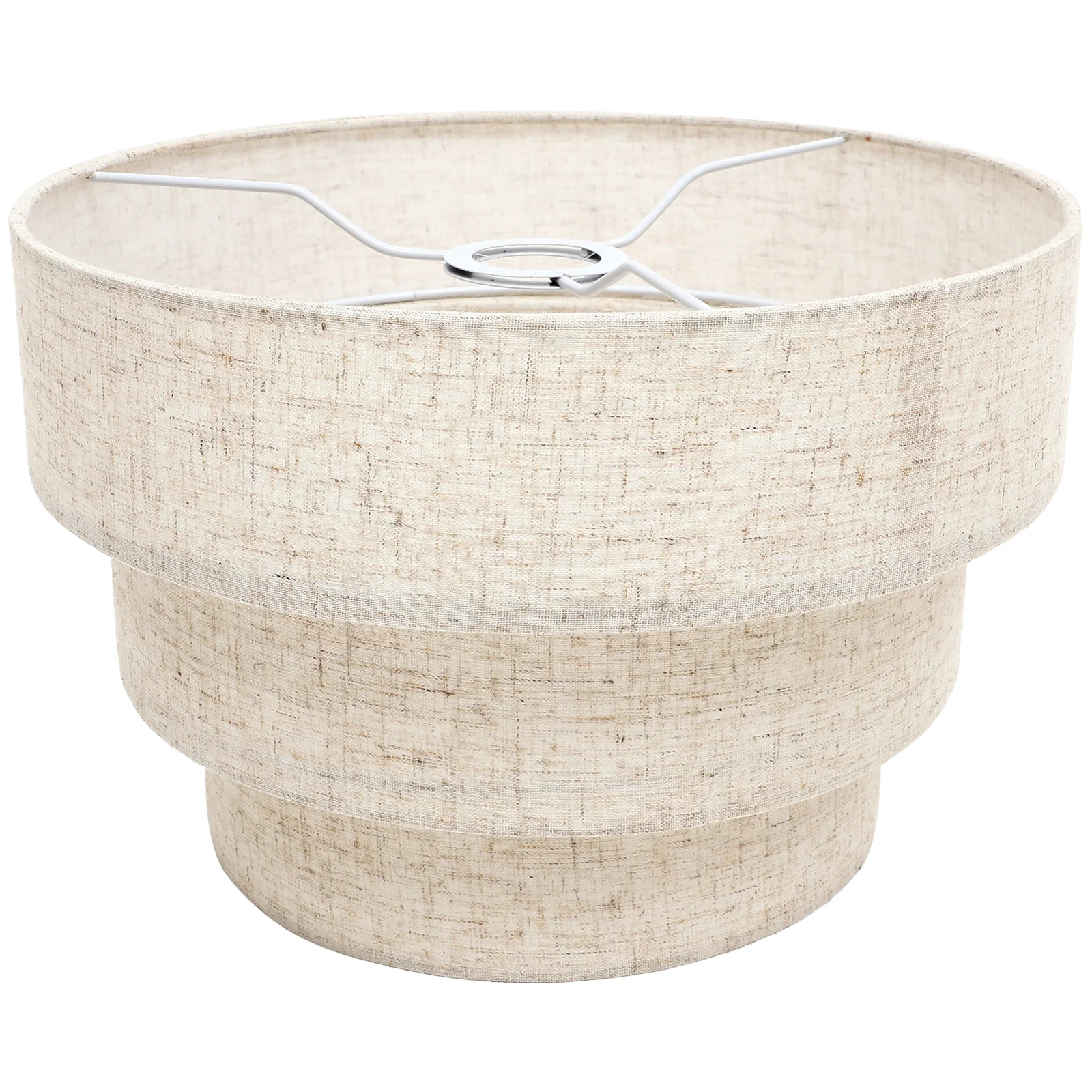 Three Layer Fabric Lampshade Shades Floor Detachable Drum Metal Chandelier Cover Abjura
Three Layer Fabric Lampshade Shades Floor Detachable Drum Metal Chandelier Cover Abjura