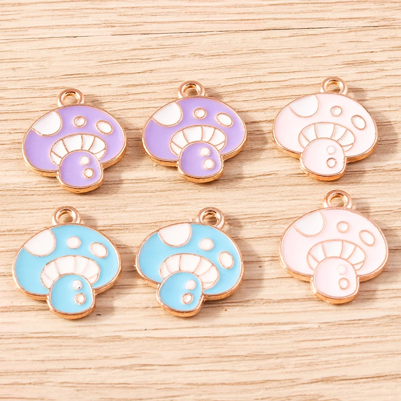 10pcs 11x14mm Cute Enamel Mushroom Charms Pendants for Jewelry Making DIY Earrings Necklaces Handmade Bracelets Crafts Supplies
10pcs 11x14mm Cute Enamel Mushroom Charms Pendants for Jewelry Making DIY Earrings Necklaces Handmade Bracelets Crafts Supplies