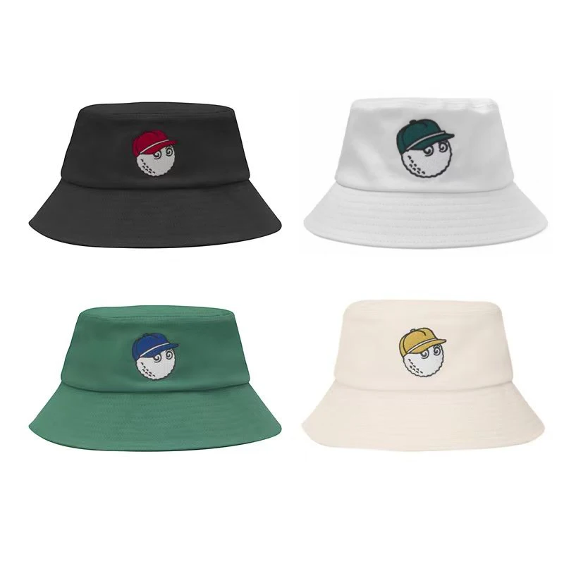 

2023 new fashionable Bucket hat South Korea golf cap peaked cap sun hat Malben fisherman hat men and women couples