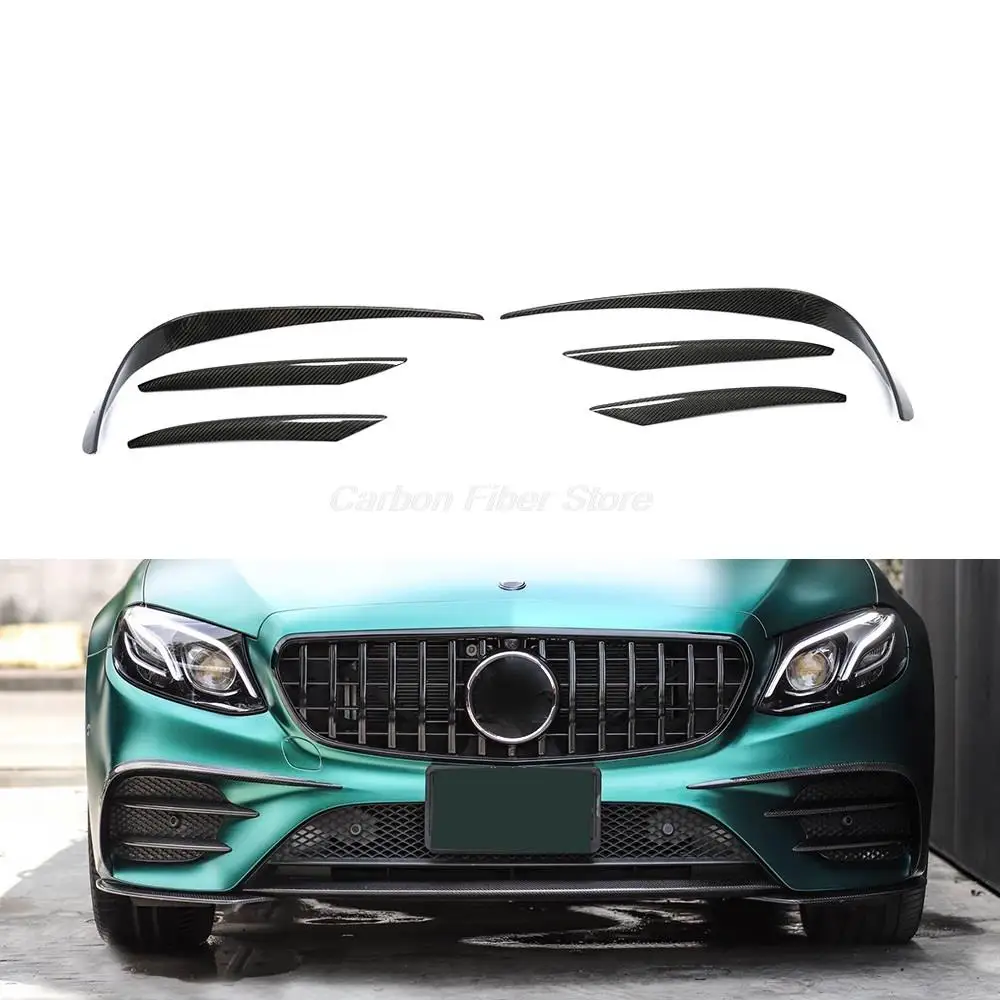 W213 Front Canards with Carbon Fiber Fog Lamp Vents for Mercedes Benz C238 E43 E300 E400 E450 Sport 17-19
W213 Front Canards with Carbon Fiber Fog Lamp Vents for Mercedes Benz C238 E43 E300 E400 E450 Sport 17-19